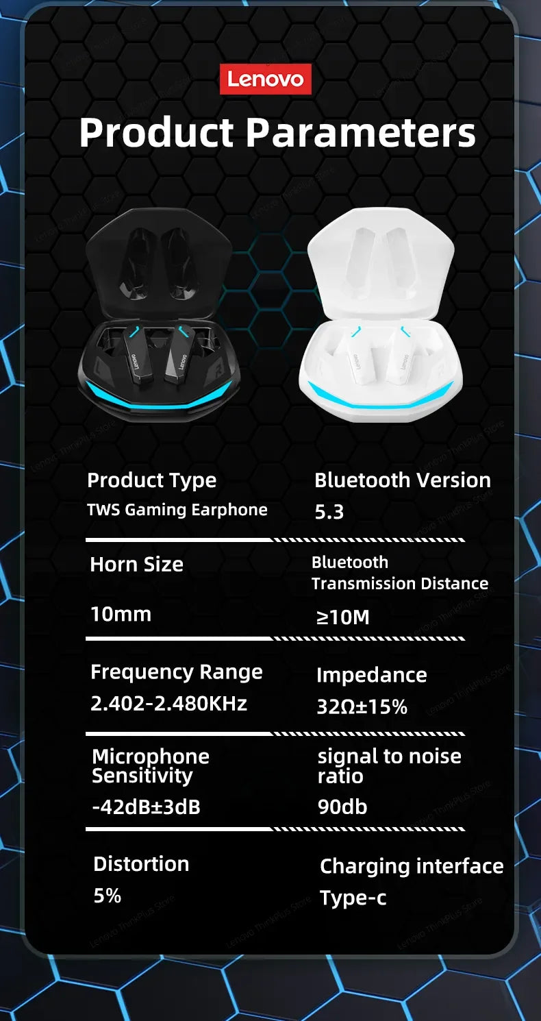 Lenovo GM2 Pro Wireless Earbuds